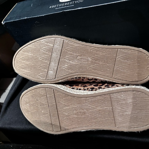 Dr Scholls women’s slip on Leopard canvas shoes 7.5 new with tags in box! Nice! - Picture 7 of 8